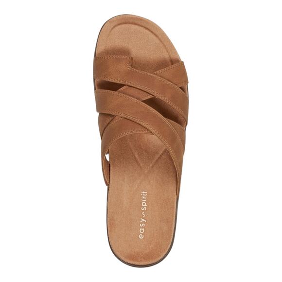 Easy Spirit Women's Westly Strappy Slip On Sandals Cognac Size 9 1/2 - Picture 3 of 4